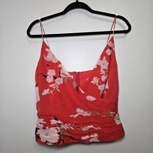 Kay Unger 100% Silk Corset Style Pleated Top